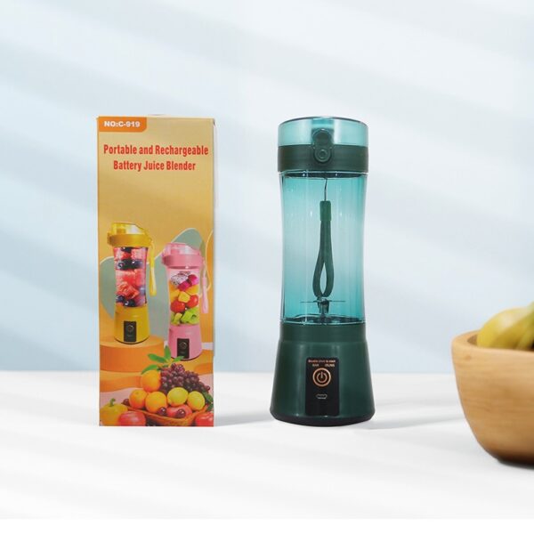 Portable Electric Fruit Juicer Wireless USB Rechargeable Mini Mixer Multifunction Summer Smoothie Blender Machine Kitchen Supplies - Image 5