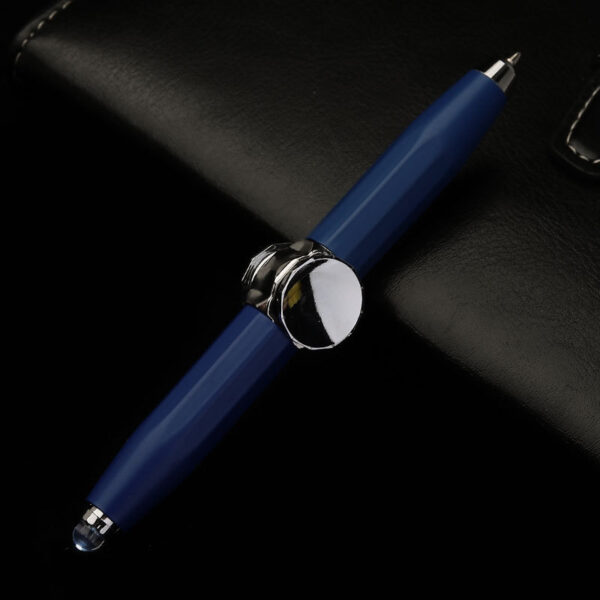 Creative Multi-Function LED Pen Spinning Decompression Gyro Metal Ballpoint Pen Fashion Office School Supplies Writing Pens - Image 10