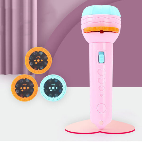 Cartoon Projection Flashlight 80 Patterns Creative Children Flashlight Toy Projector Baby Toys Bedtime Story Book - Image 5