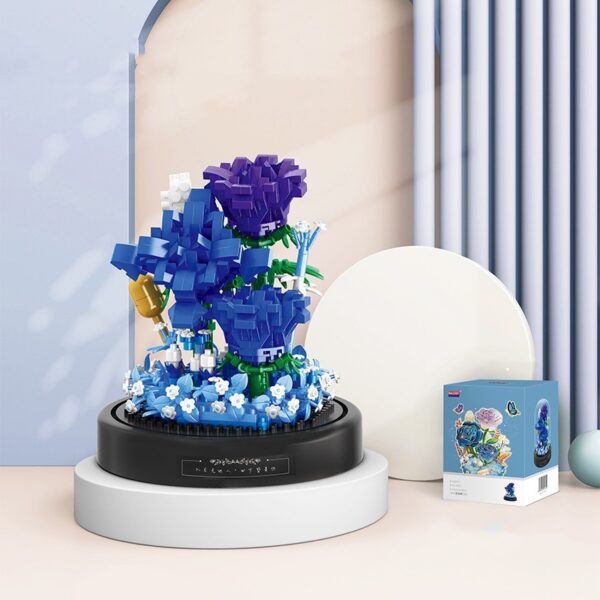 Small Particle Assembly Rose Decoration Toys - Image 2
