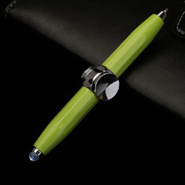 Creative Multi-Function LED Pen Spinning Decompression Gyro Metal Ballpoint Pen Fashion Office School Supplies Writing Pens - Image 8