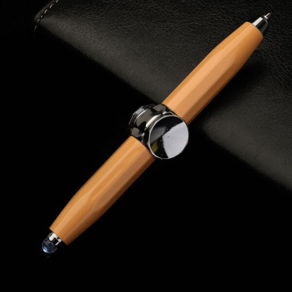 Creative Multi-Function LED Pen Spinning Decompression Gyro Metal Ballpoint Pen Fashion Office School Supplies Writing Pens - Image 7