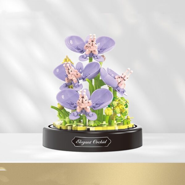 Small Particle Assembly Rose Decoration Toys - Image 4