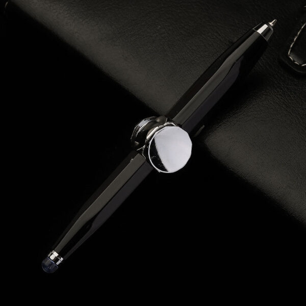 Creative Multi-Function LED Pen Spinning Decompression Gyro Metal Ballpoint Pen Fashion Office School Supplies Writing Pens - Image 5