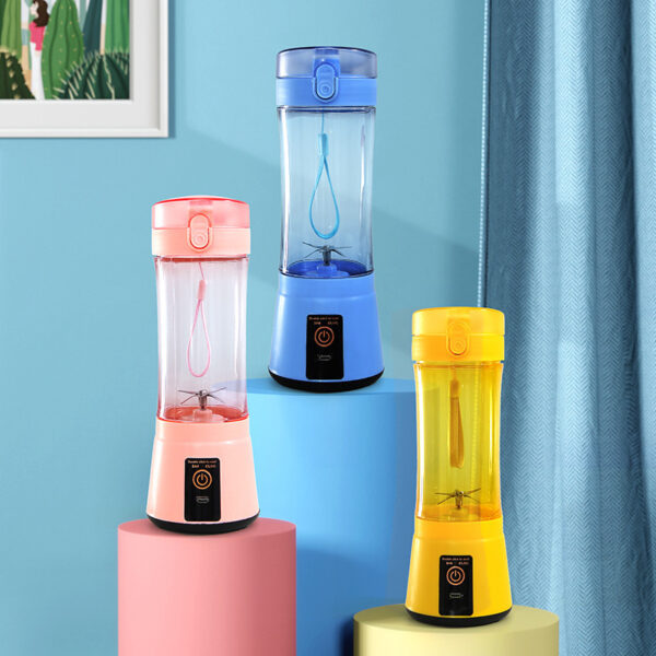 Portable Electric Fruit Juicer Wireless USB Rechargeable Mini Mixer Multifunction Summer Smoothie Blender Machine Kitchen Supplies - Image 8