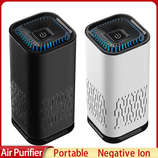 Car Air Purifier Portable Negative Ion Generator Remove Formaldehyde Dust Smoke Air Freshen Washer For Home Car - Image 9
