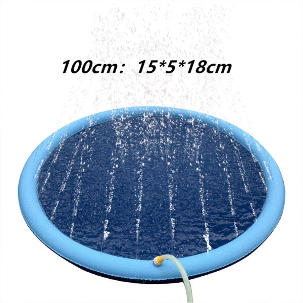 Non-Slip Splash Pad For Kids And Pet Dog Pool Summer Outdoor Water Toys Fun Backyard Fountain Play Mat - Image 8