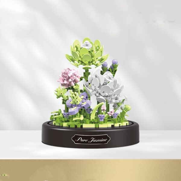 Small Particle Assembly Rose Decoration Toys - Image 8